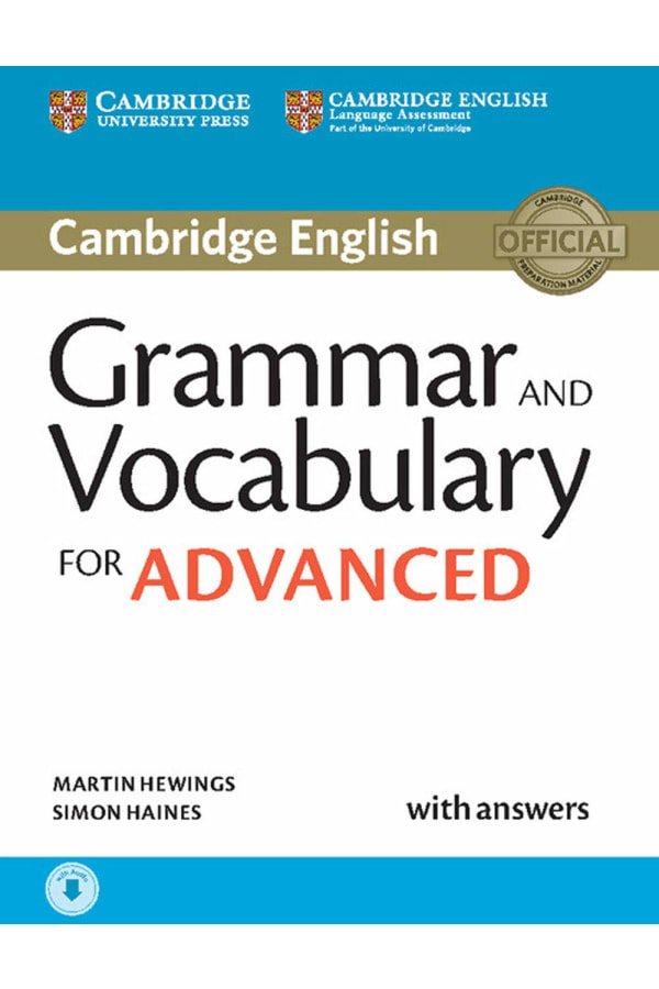 Grammar and Vocabulary for Advanced Book with Answers and Audio - copertina
