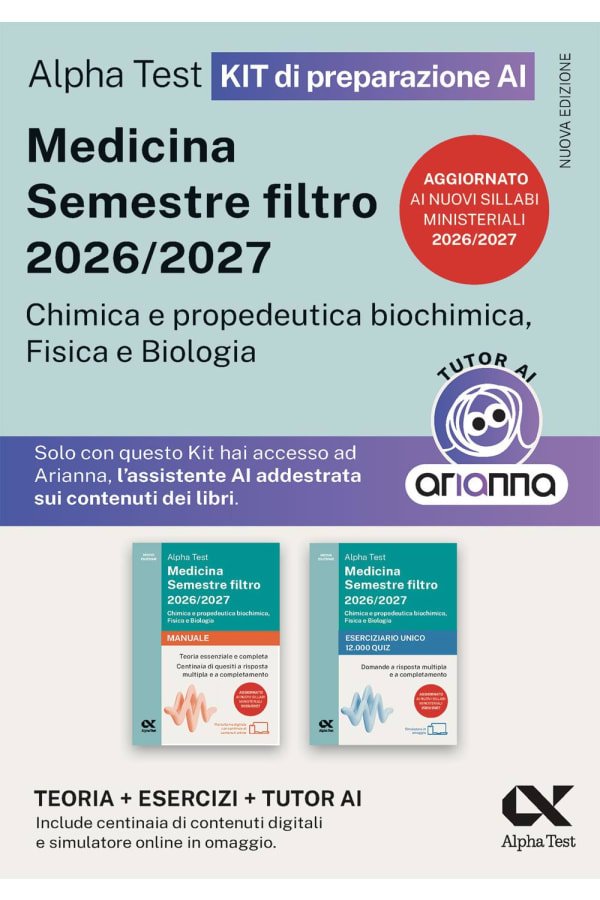Manuali consigliati per Semestre filtro medicina
